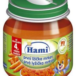 Hami zeleninový příkrm První lžička mrkev (4m)