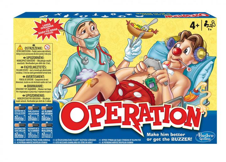 HASBRO Hra Operace v novém provedení