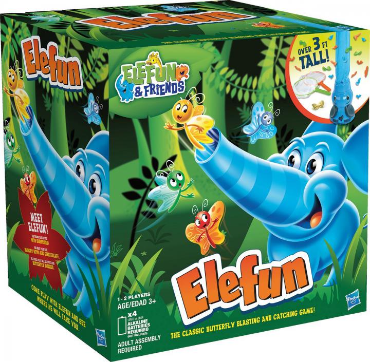HASBRO Společenská hra Elefun s fosforeskujícími motýlky