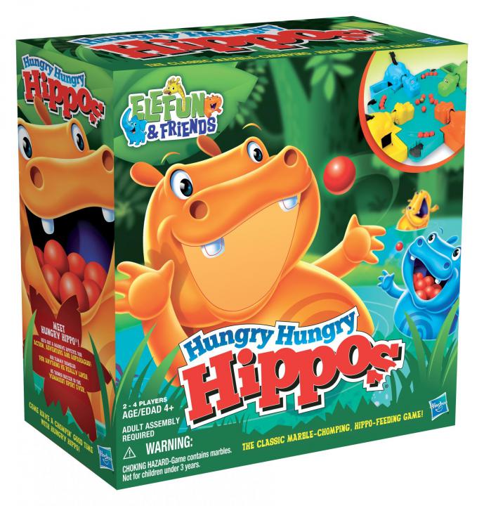 HASBRO Společenská hra Hladoví hrošíci