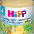 HIPP brambory s králičím masem a fenyklem (190 g) - maso-zeleninový příkrm