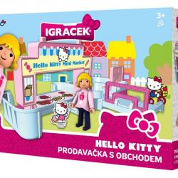 Igráček HELLO KITTY Prodavačka s obchodem a doplňky