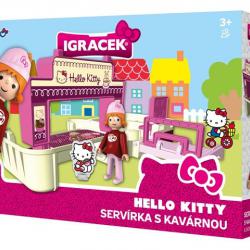 Igráček HELLO KITTY Servírka s kavárnou a doplňky
