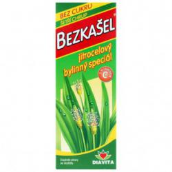 Jitrocelový sirup BEZKAŠEL bez cukru