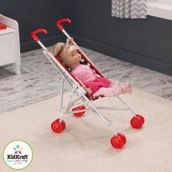 KidKraft Kočárek pro panenky RED DARLING