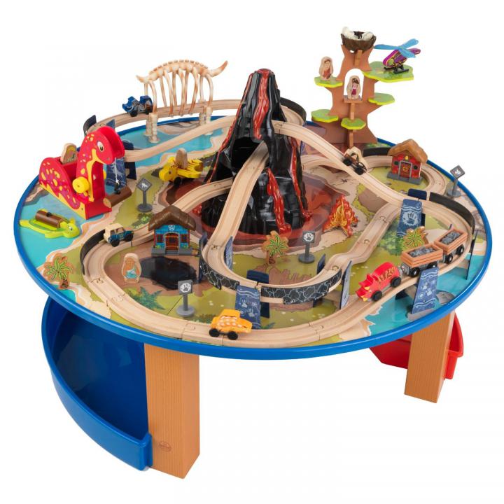 KidKraft Set se stolem na vláčky „DINOSAURUS“