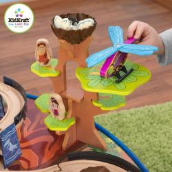 KidKraft Set se stolem na vláčky „DINOSAURUS“