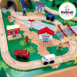 KidKraft Vlaková souprava s vodopádem