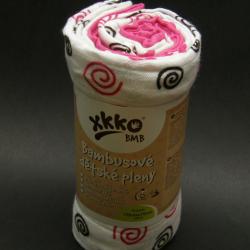 Kikko Bambusové pleny 70x70cm - 3ks - Magenta MIX