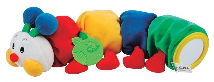K´s Kids Stonožka s kousátkem na prořezávání prvních zoubků, 48 cm dlouhá