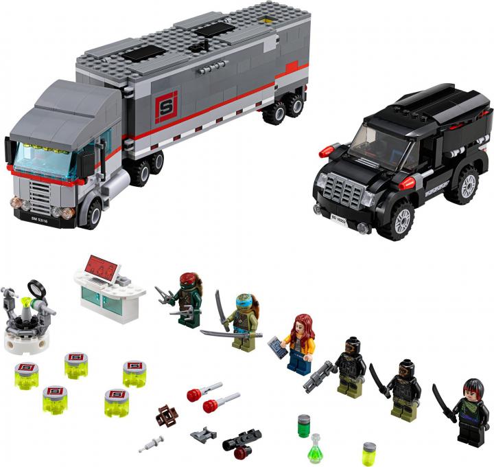 Lego Ninja 79116 Únik velkého sněžného náklaďáku