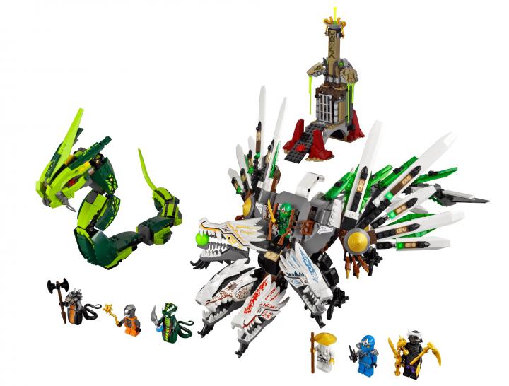 Lego Ninjago hrací sady 9450 Impozantní dračí bitva  