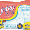LINTEO Baby vlhčené ubrousky Soft & Cream 120ks