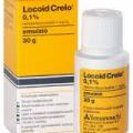 Locoid Crelo 0,1% kožní emulze
