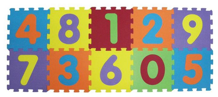 Ludi Puzzle pěnové 140x56 cm čísla
