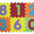 Puzzle pěnové 140x56 cm čísla