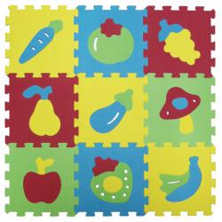 Ludi Puzzle pěnové 84x84 cm ovoce a zelenina