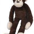 Mac Toys Plyšová opice tmavě hnědá