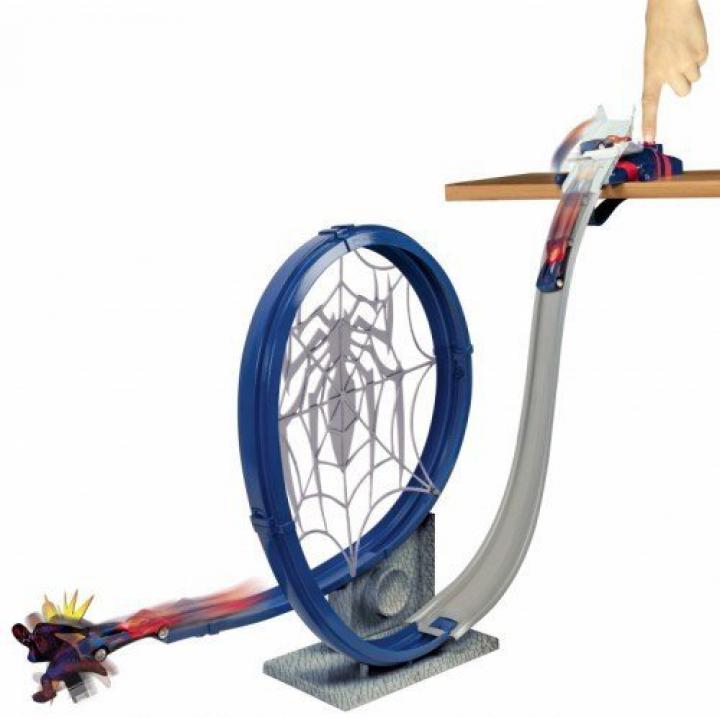 Majorette Spiderman Loop n\'Launch dráha