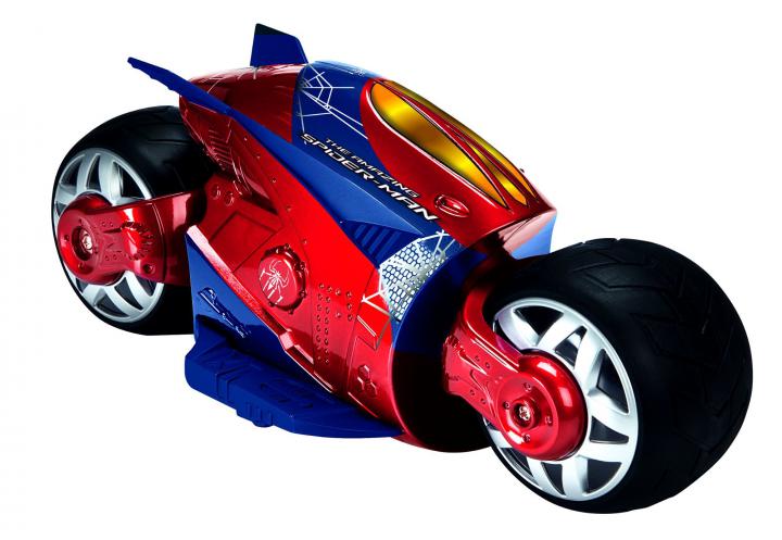 Majorette Spiderman RC Cyber Cycle 25cm, 2kan, 2 frekvence