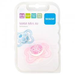 Mam AIR mini dudlík 0-6m, 2x růžová