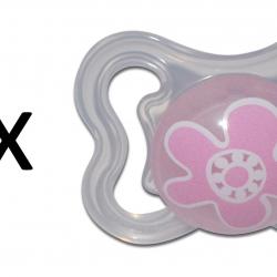 Mam AIR mini dudlík 0-6m, 2x růžová