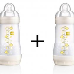 Mam Anti Colic Double pack, 2x260ml, bílá