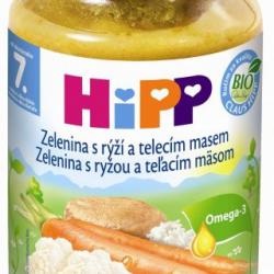 masozeleninový příkrm Zelenina s rýží a telecím masem BIO (7m)