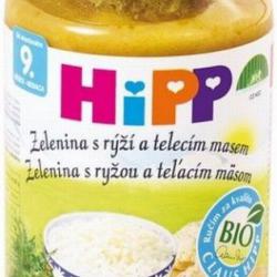 masozeleninový příkrm Zelenina s rýží a telecím masem BIO (9m)