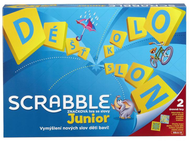 Mattel Scrabble junior CZ