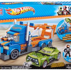 Megabloks Hot Wheels - Kamion autocar s autem