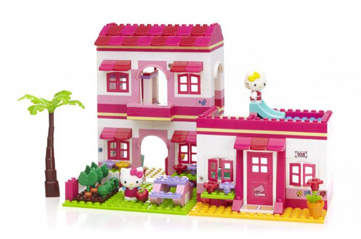 Megabloks Micro - Hello Kitty plážový domek