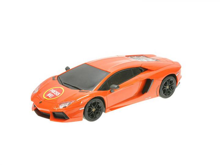 Mikro hračky Auto 1:26 Lamborghini Aventador LP 700-4 PB se světlem a zvukem ozanžová