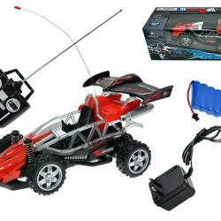 Mikro hračky R/C buggy 30cm 27MHz plná funkce červená