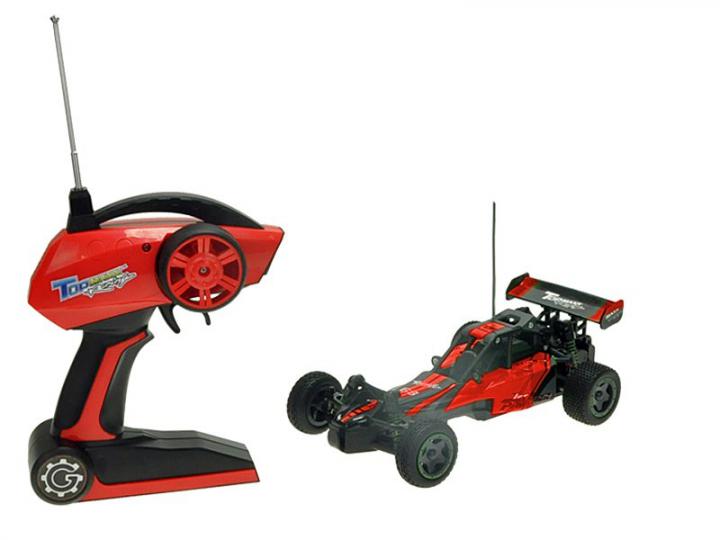 Mikro hračky R/C formule Jet Panther 21cm plná funkce červená