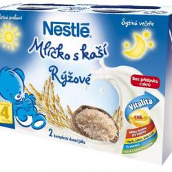 mlíčko s kaší rýžové (4m)