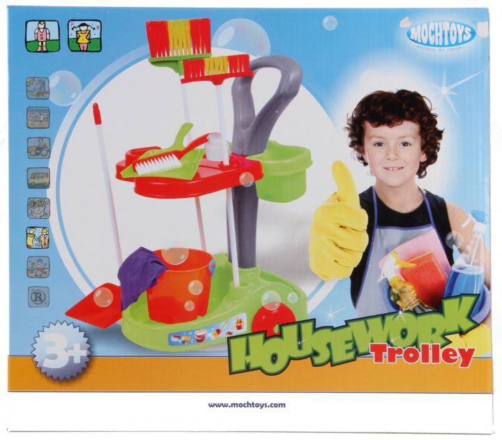 Mochtoys Sestava vozík uklízečka