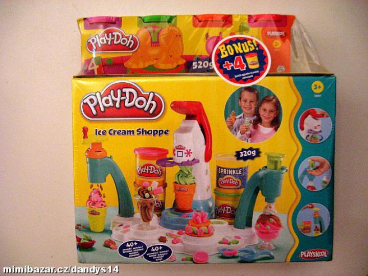 modelína Play-doh - továrna na zmrzlinu