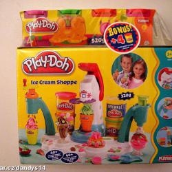 modelína Play-doh - továrna na zmrzlinu