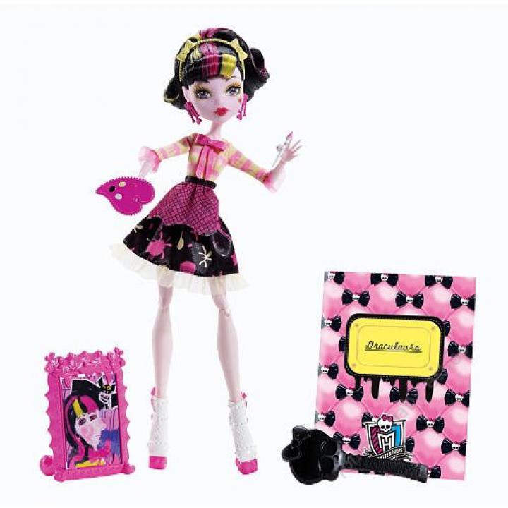 Monster High Příšerka Hodina kreslení Draculaura