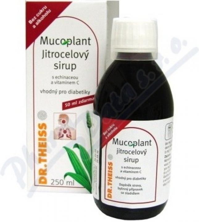 Mucoplant jitrocelový sirup s echinaceou a vitaminem C