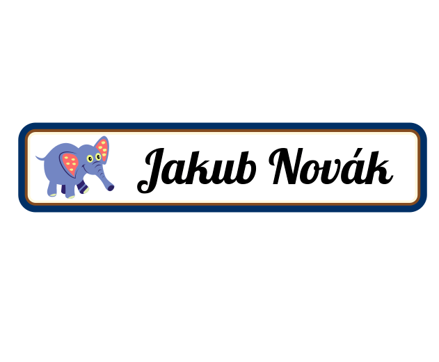nazehlovaci stitek