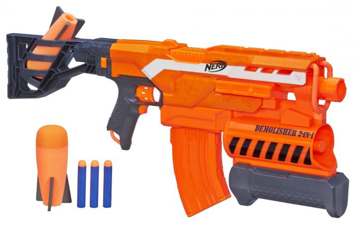 Nerf ELITE Demolisher na šipky a mega střely