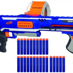 Nerf ELITE rozložitelná puška s bubnovým zásobníkem
