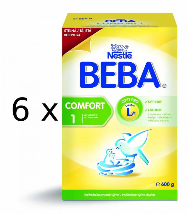 Nestlé BEBA COMFORT 1 - 6 x 600g