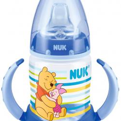 Nuk Lahvička na učení Medvídek Pú 150ml - Červená