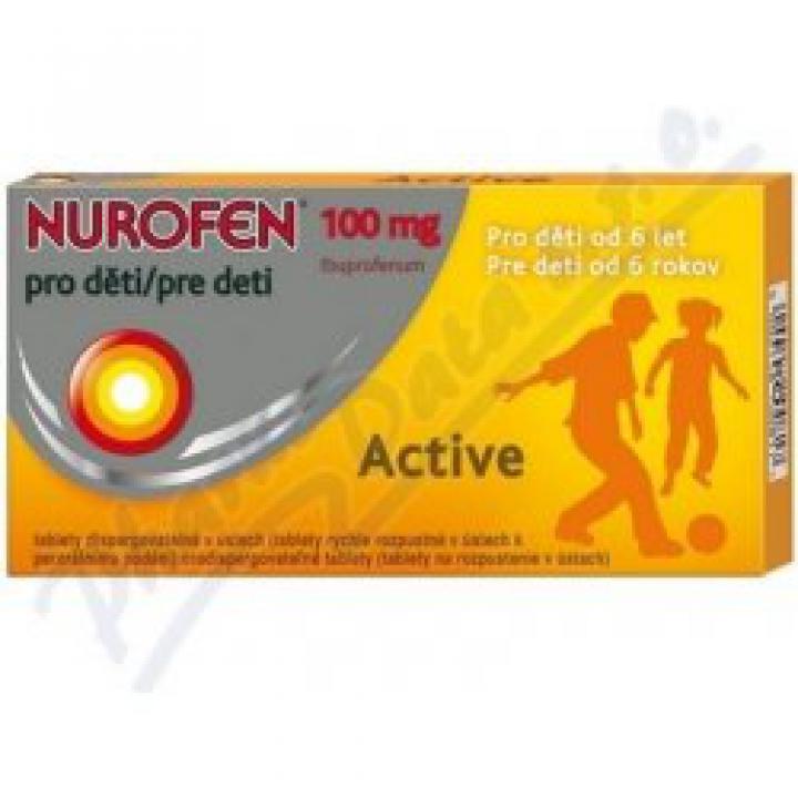 NUROFEN pro děti 100mg Active - tablety