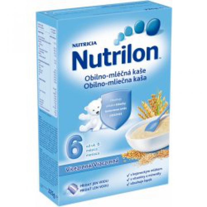 Nutrilon mléčnoobilná kaše vícezrnná (6m)