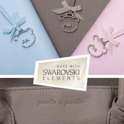 pasito a pasito Swarovski Element Changing Bag - Pink Baby