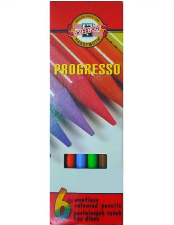 pastelky Progresso - 6 barev